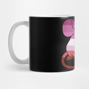 Lesbian Pride Mouse Mug